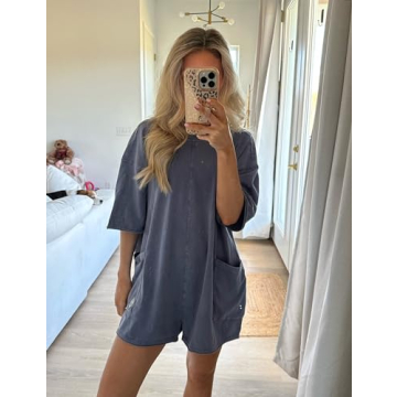 UANEO Casual Oversized Rompers for Women - Stylish & Comfy