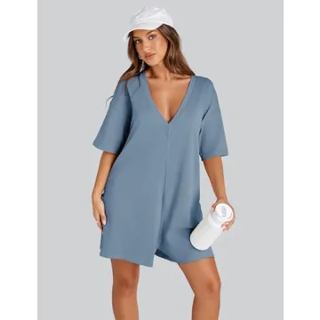 UANEO Casual Oversized Rompers for Women - Stylish & Comfy