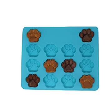 Win&Co Puppy Paws & Bones ® Silicone Baking Molds-Pan-Ice Trays Set of 2