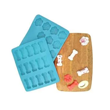 Win&Co Puppy Paws & Bones ® Silicone Baking Molds-Pan-Ice Trays Set of 2