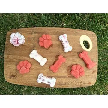 Win&Co Puppy Paws & Bones ® Silicone Baking Molds-Pan-Ice Trays Set of 2