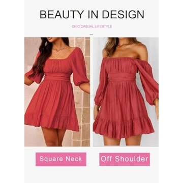 Stylish Dokotoo Beach Dresses for Women 2025 - Ruffle Mini Summer Dress