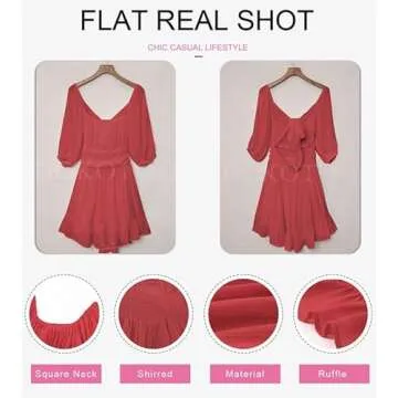 Dokotoo Trendy Off Shoulder Beach Dress for Women 2025