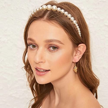 BEAYFILY Elegant Pearl Hairbands for Women and Girls