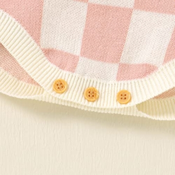 Charming Checkerboard Baby Romper for Summer Fun