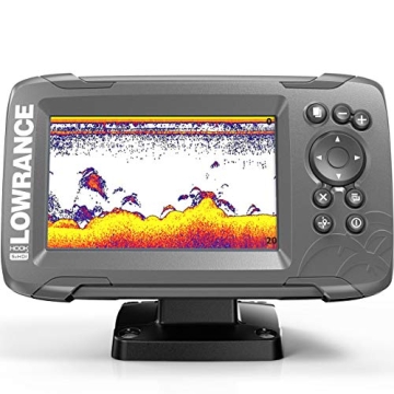 Lowrance HOOK2 5X - 5-inch Fish Finder with SplitShot Transducer and GPS Plotter for Effortless Fish...