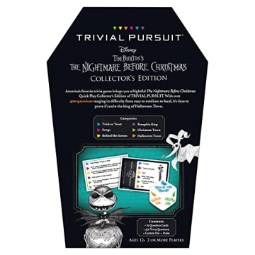 Trivial Pursuit Nightmare Before Christmas Trivia Game