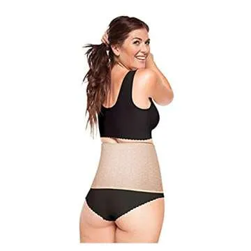Belly Bandit Original Postpartum Belly Wrap - Belly Wrapping & Compression for Postpartum Recovery - Ease Back Pain, Promote Mobility & Core Support, Nude, X-Large