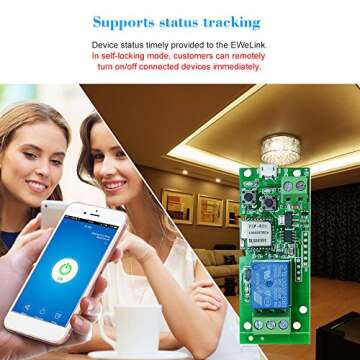 Sonoff WiFi Switch for Smart Home with Voice Control