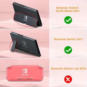 FINTIE Carrying Case for Nintendo Switch OLED Model 2021/Switch 2017, [Shockproof] Hard Shell Protec...