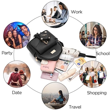 I IHAYNER Mini Purse Backpack for Girls and Women