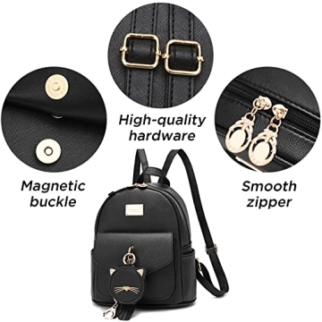 I IHAYNER Mini Purse Backpack for Girls and Women