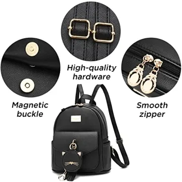 I IHAYNER Mini Purse Backpack for Girls and Women