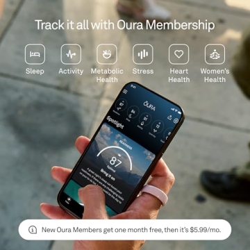 Oura Ring 4 Ceramic - Stylish Wellness Tracking for All