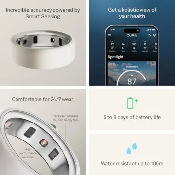 Oura Ring 4 Ceramic - Stylish Wellness Tracking for All