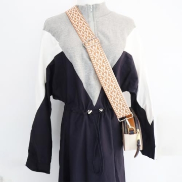 Adjustable 2" Bohemian Purse Strap - 55" with Embroidery