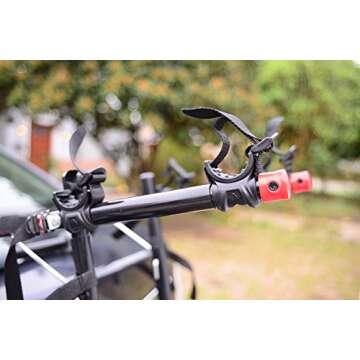 Allen Sports Deluxe 2-Bike Trunk Mount Rack - Easy Setup, Fits All Vehicles