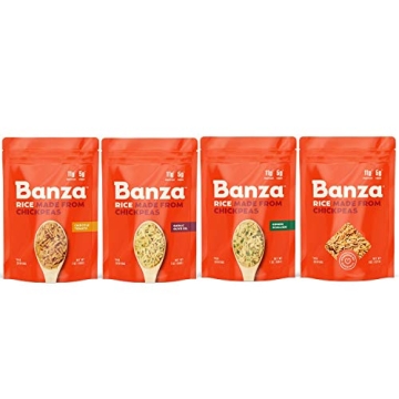 Banza Chickpea Rice High Protein Gluten-Free Healthy Alternative 8oz