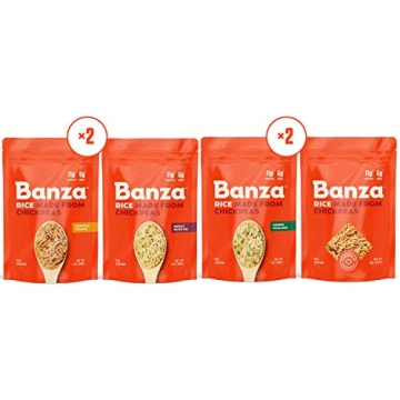 Banza Chickpea Rice High Protein Gluten-Free Healthy Alternative 8oz