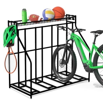YES4ALL 4-Bike Stand: Ultimate Storage Solution for All Bikes