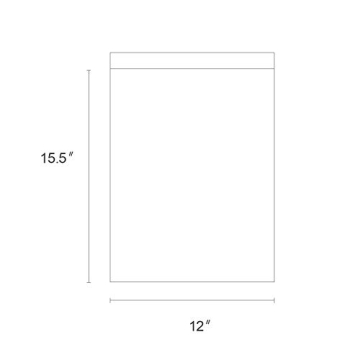 Metronic Poly Mailers 12x15.5 for Secure Shipping