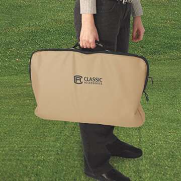 Classic Accessories Fairway 2-Person Travel 4-Sided Golf Cart Enclosure