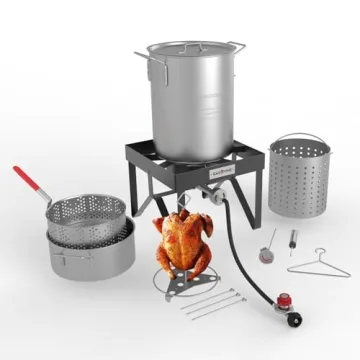 Gas One Turkey Fryer Propane Burner Complete Kit - Perfect for Frying and Boiling Cooking Outdoors