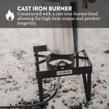 Gas One Turkey Fryer Propane Burner Kit for Outdoor Cooking