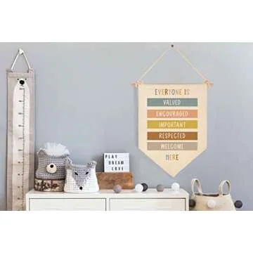 Everyone is Valved-Classroom Decor-Classroom Poster-Playroom Decor-Child Art-Teacher Gift-Canvas Han...