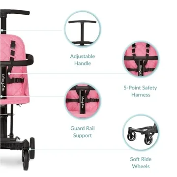 Dream On Me Coast Rider Stroller Lightweight Compact Easy Fold