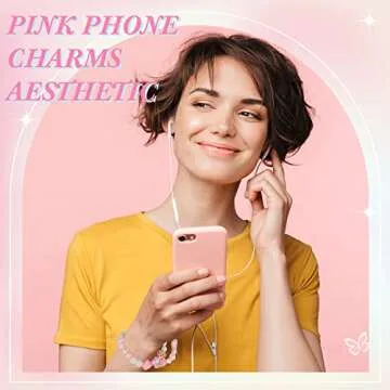 LEIFIDE 2 Pcs Cute Phone Charms for Women Girls Gifts