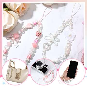 LEIFIDE 2 Pcs Cute Phone Charms for Women Girls Gifts