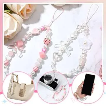 LEIFIDE 2 Pcs Cute Phone Charms for Women Girls Gifts