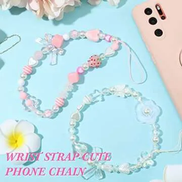 LEIFIDE 2 Pcs Cute Phone Charms for Women Girls Gifts