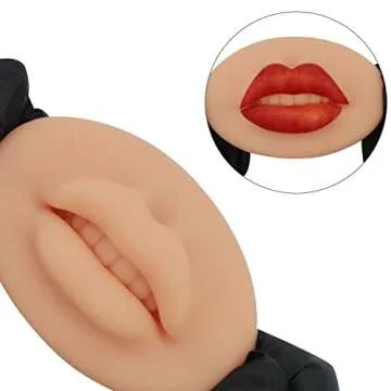 3D Open Mouth Silicone Lips for Lip Tattoo Artists