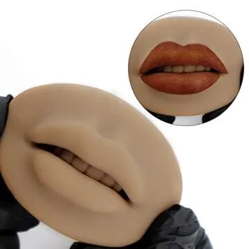 3D Open Mouth Silicone Lips for Lip Tattoo Artists