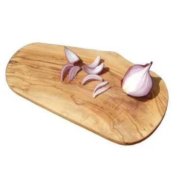 Naturally Med Olive Wood Cutting Board 18 Inch Durable Design