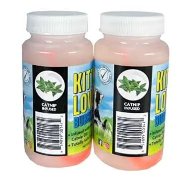 Kitty Love Bubbles, Catnip Scented Bubbles 4oz. Bottle-2 Pack for Cats