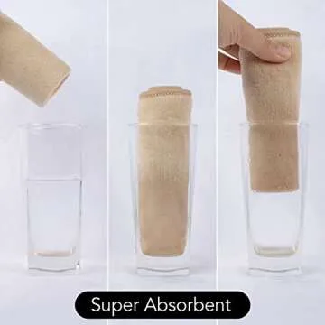 SINLAND Microfiber Facial Cloths Fast Drying Makeup Removers