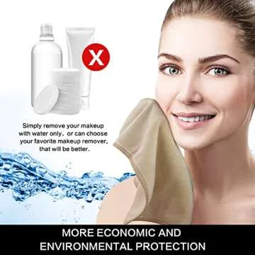 SINLAND Microfiber Facial Cloths Fast Drying Makeup Removers