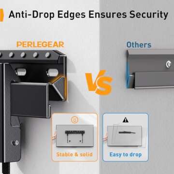 No Drill Perlegear TV Wall Mount for 24-55 Inch TVs