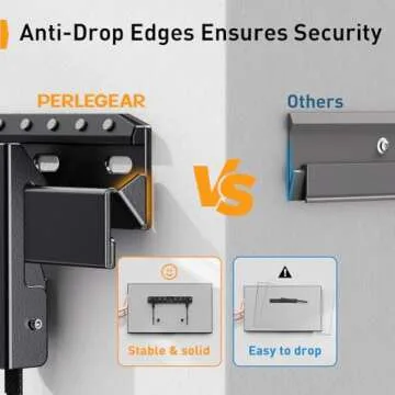 No Drill Perlegear TV Wall Mount for 24-55 Inch TVs