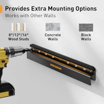 No Drill Perlegear TV Wall Mount for 24-55 Inch TVs