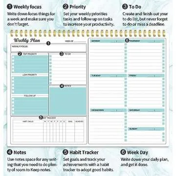 Weekly Planner Notepad for Effortless Organization