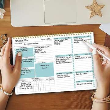 Weekly Planner Notepad for Effortless Organization