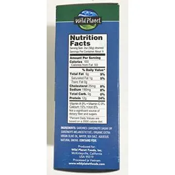 Wild Planet Sardines in Olive Oil - 6 Count Pack
