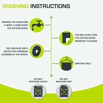 ProsourceFit Acupressure Mat and Pillow Set for Pain Relief