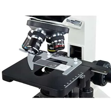 OMAX 40X-2500X Brighter Darkfield Trinocular Compound Microscope with Replaceable LED Light