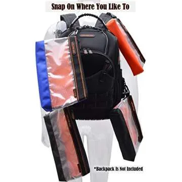 WELKINLAND Clear Tool Pouches - 4 Color-Coded Organizer Bags