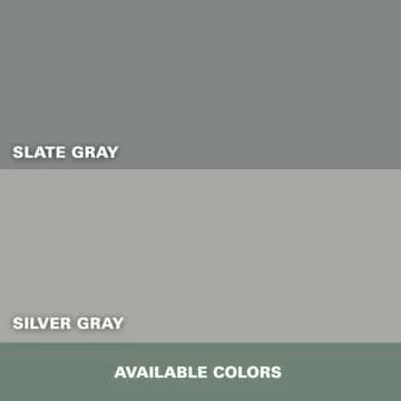 KILZ Low-Lustre Enamel Porch & Patio Latex Floor Paint, Interior/Exterior, Silver Gray, 1 Gallon